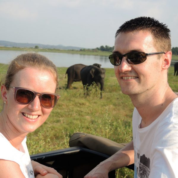 Sri Lanka gasten op safari