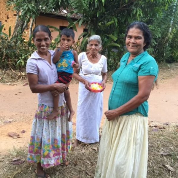 sri lanka vrouwen in dorp